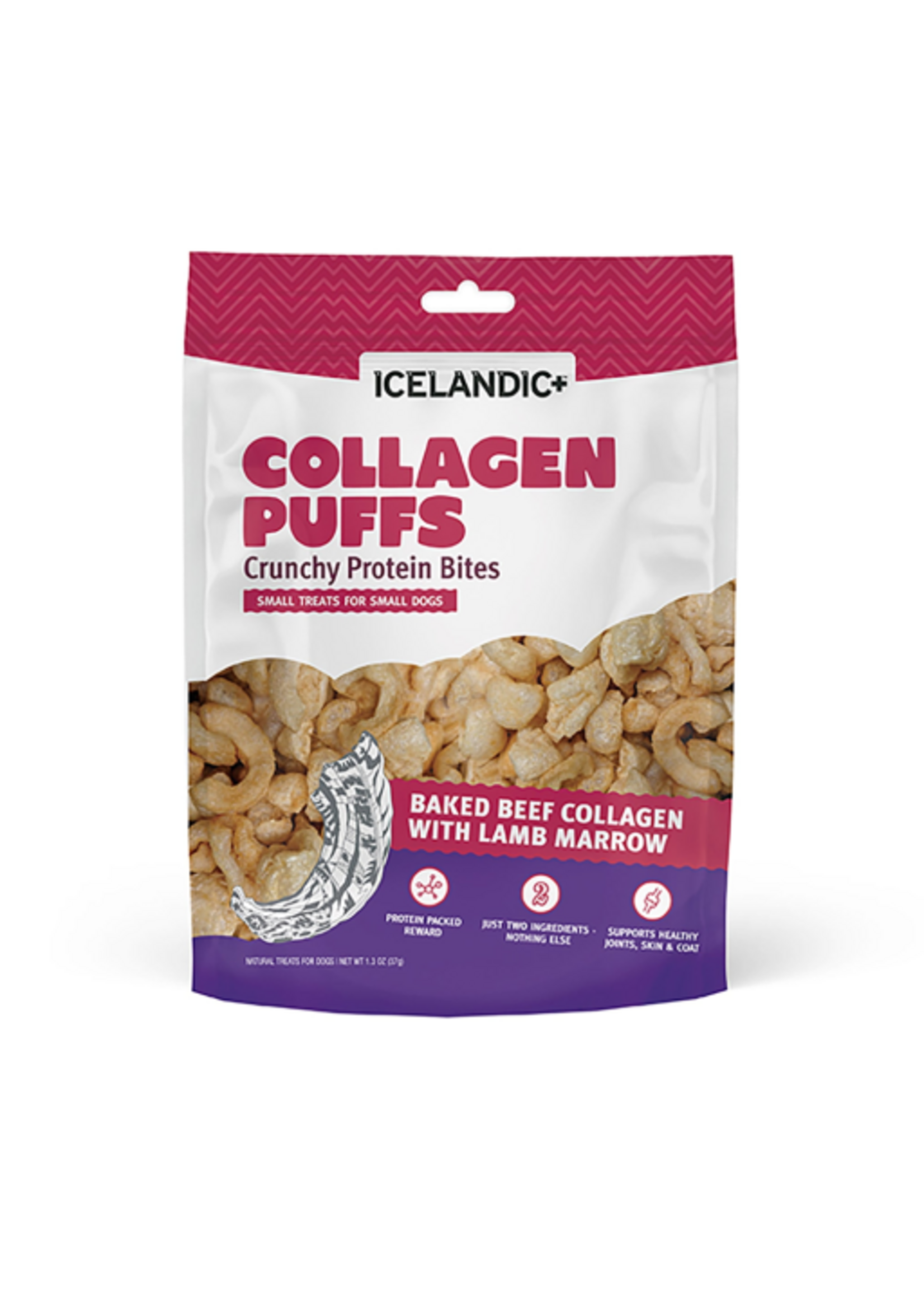 Icelandic+ Icelandic+ Collagen Puffs Lamb Marrow  Dog Treats 1.3 oz