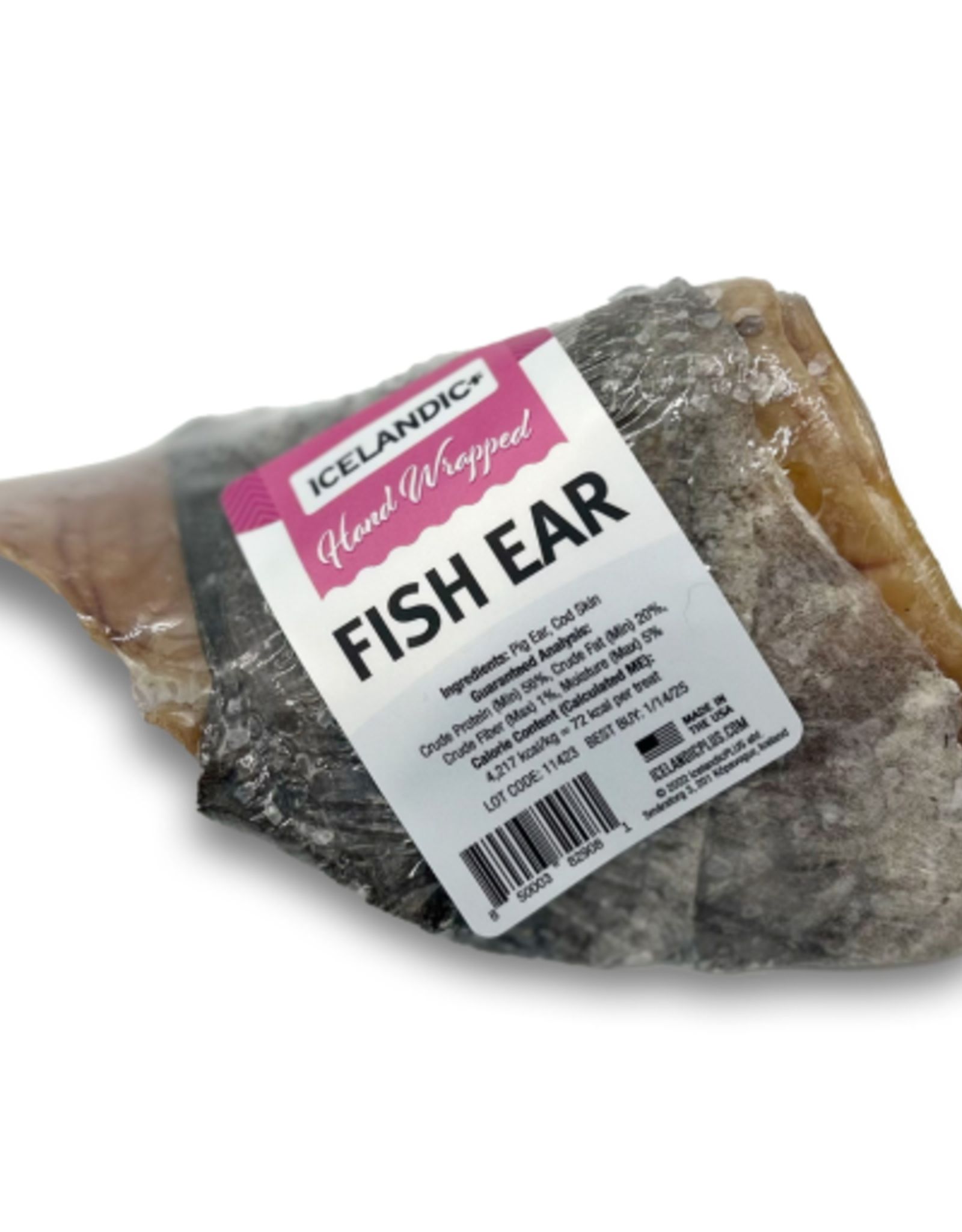 Icelandic+ Icelandic+ Fish Ear - Pig Ear Hand-Wrapped In Cod Skin