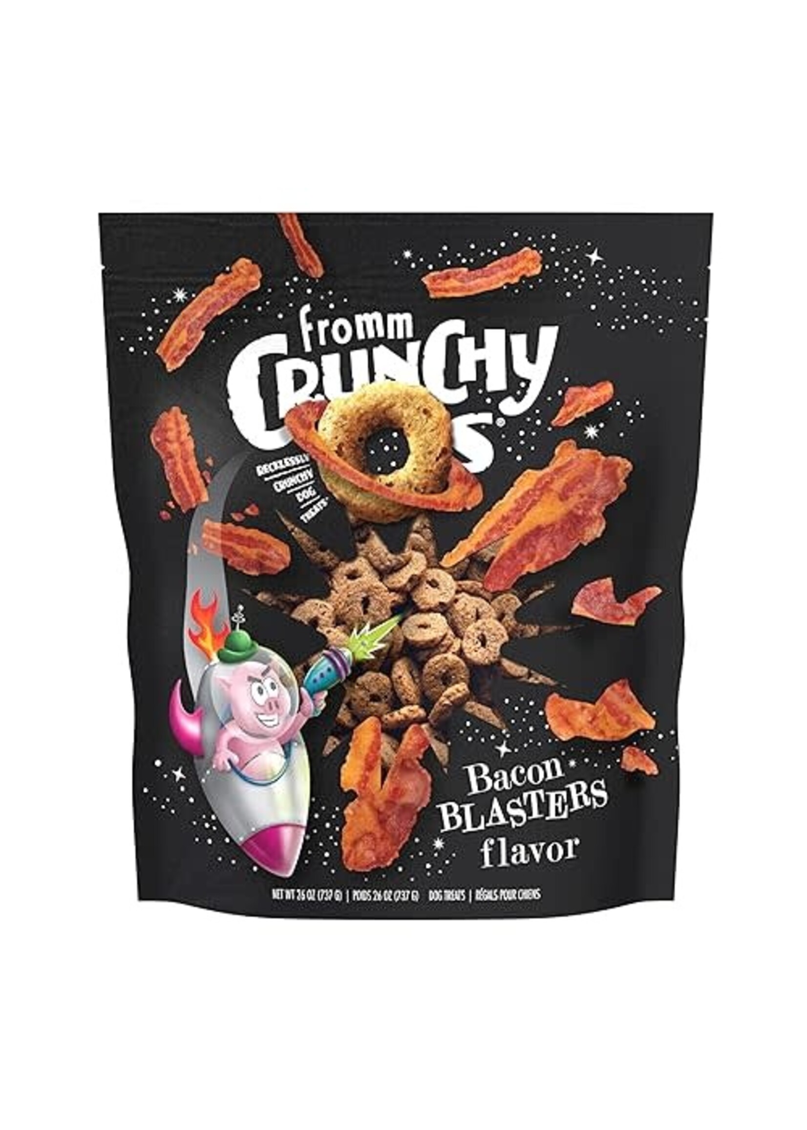 Fromm Fromm Crunchy Os Bacon Blasters Flavor Dog Treats - 26 Oz