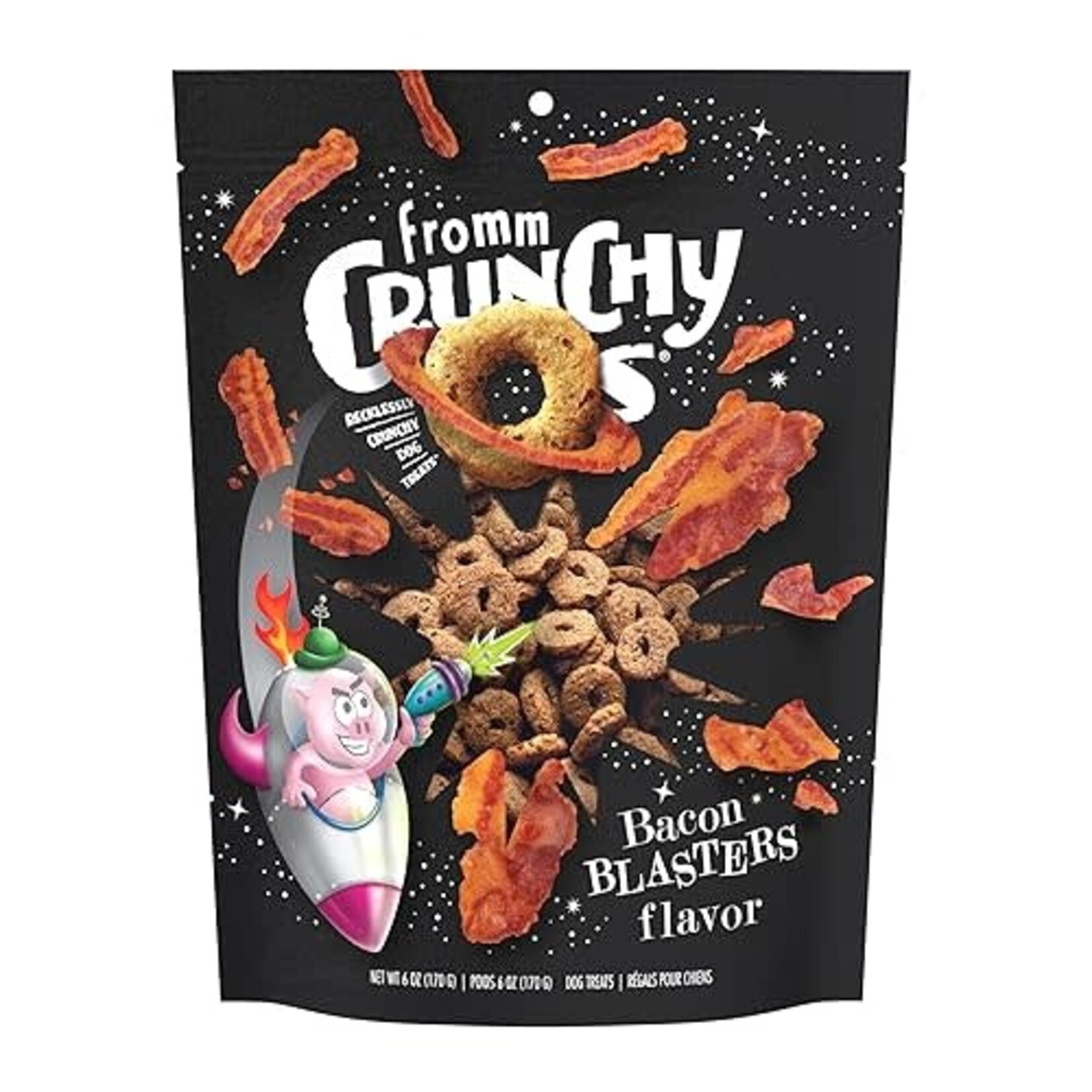 Fromm Fromm Crunchy Os Bacon Blasters Flavor Dog Treats - 6 Oz