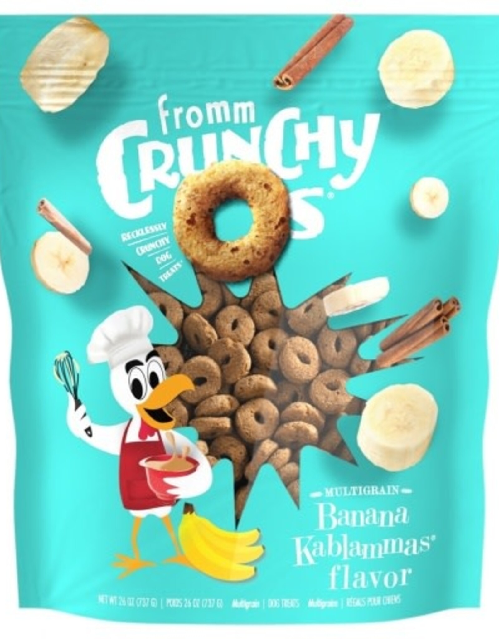 Fromm Fromm Crunchy Os Banana Kablammas Dog Treats - 26 Oz