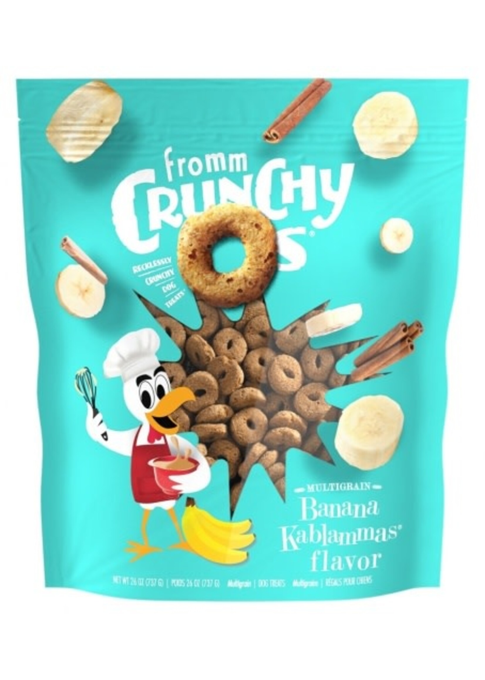 Fromm Fromm Crunchy Os Banana Kablammas Dog Treats - 26 Oz