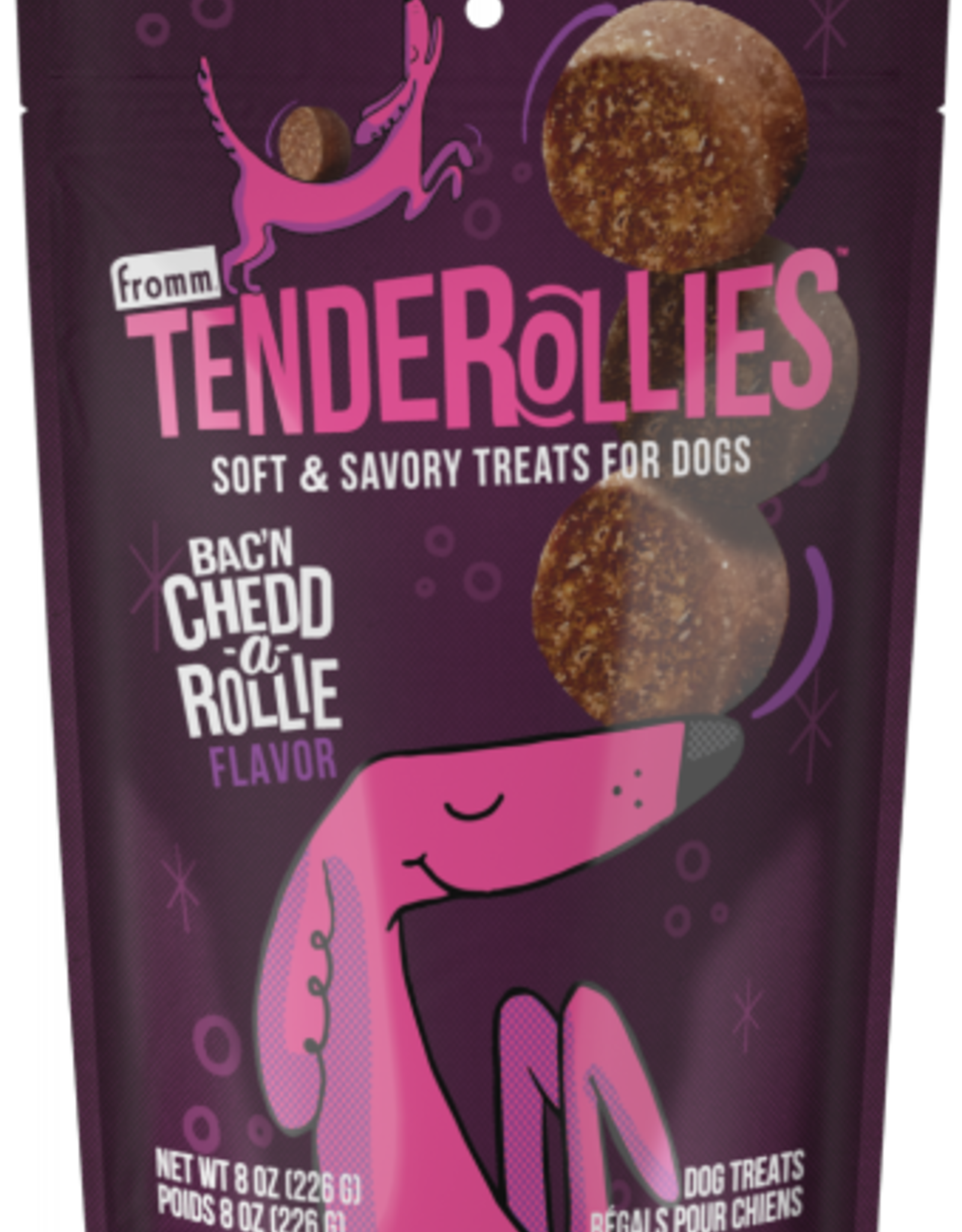 Fromm Fromm Tenderollies Bac'n Chedd-a-Rollie Dog Treats - 8 Oz
