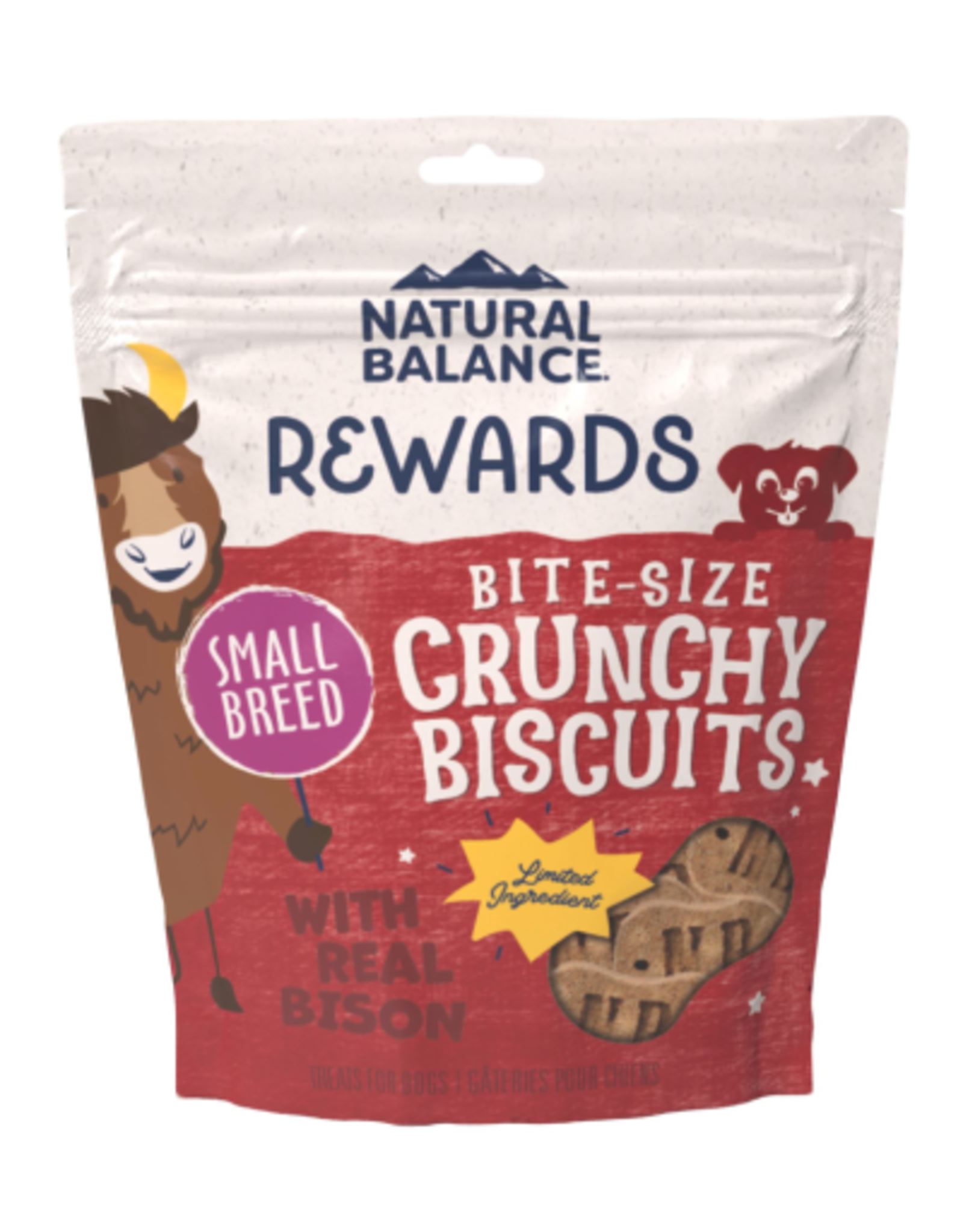 Natural Balance Natural Balance Small Breed Biscuits BISON & SWEET POTATO 8OZ