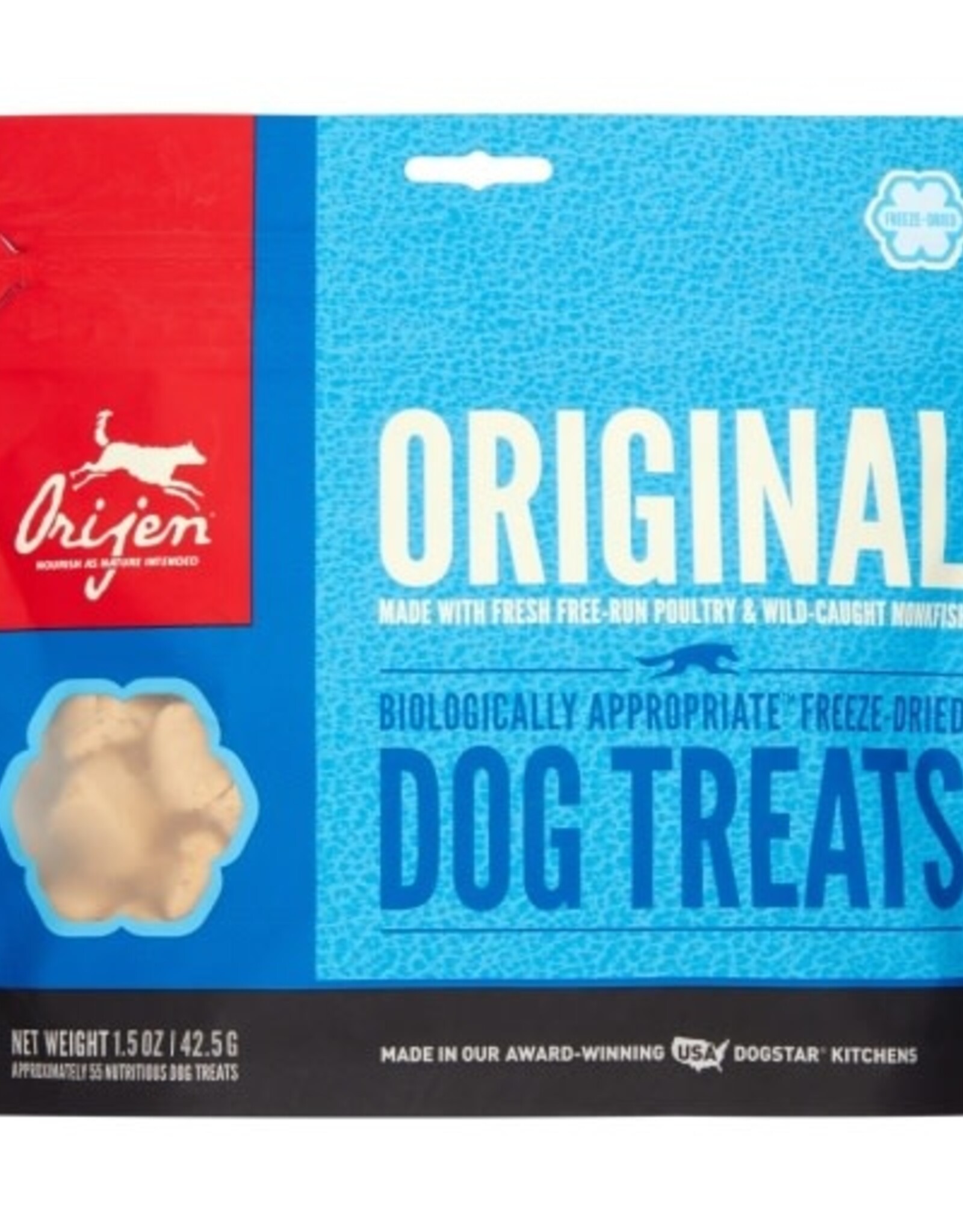 CHAMPION PET FOOD ORIJEN Freeze Dried Original Dog Treats - 1.5 Oz