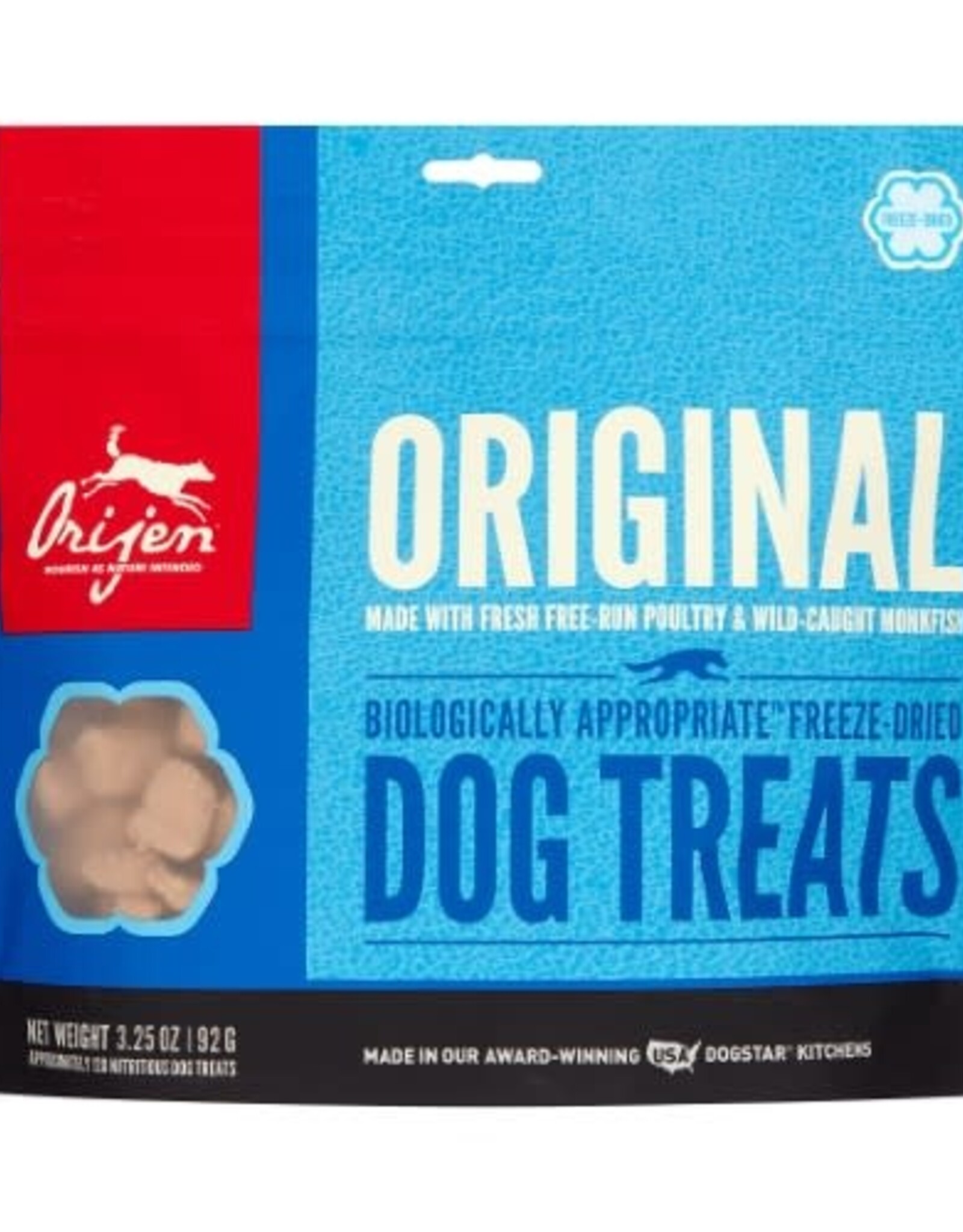 CHAMPION PET FOOD ORIJEN Freeze Dried Original Dog Treats - 3.25 Oz