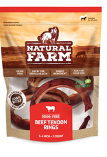Natural Farm Natural Farm Beef Tendon Rings 3-pack