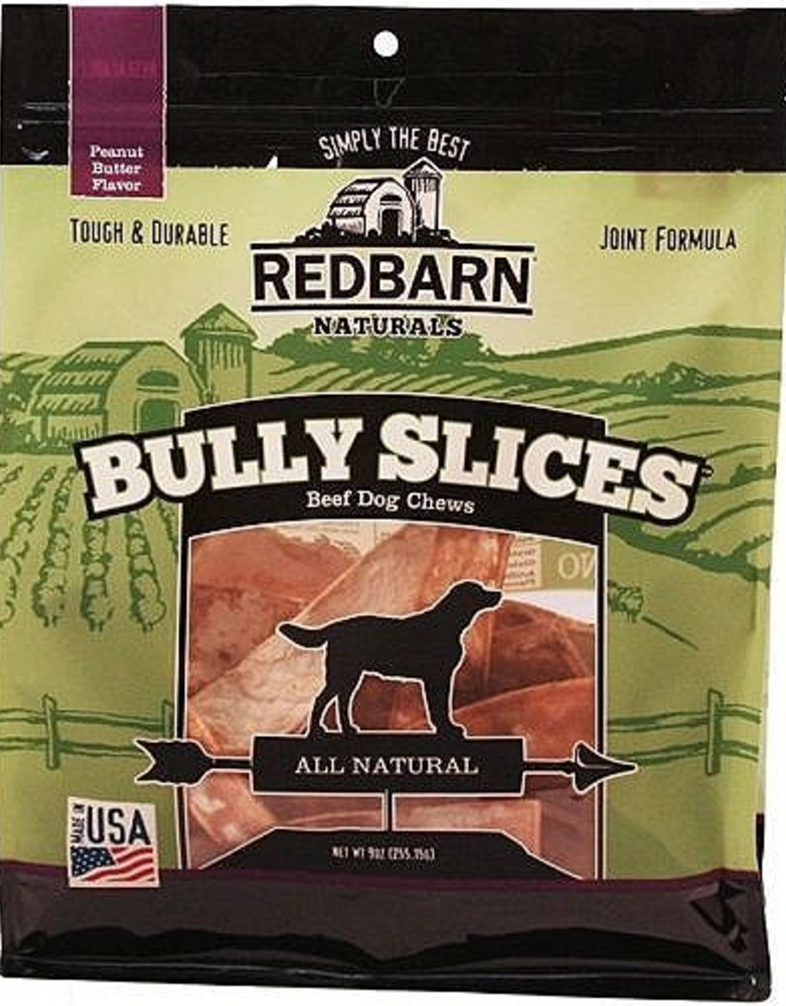 Redbarn REDBARN NATURAL BULLY SLICES PEANUT BUTTER 9 OZ