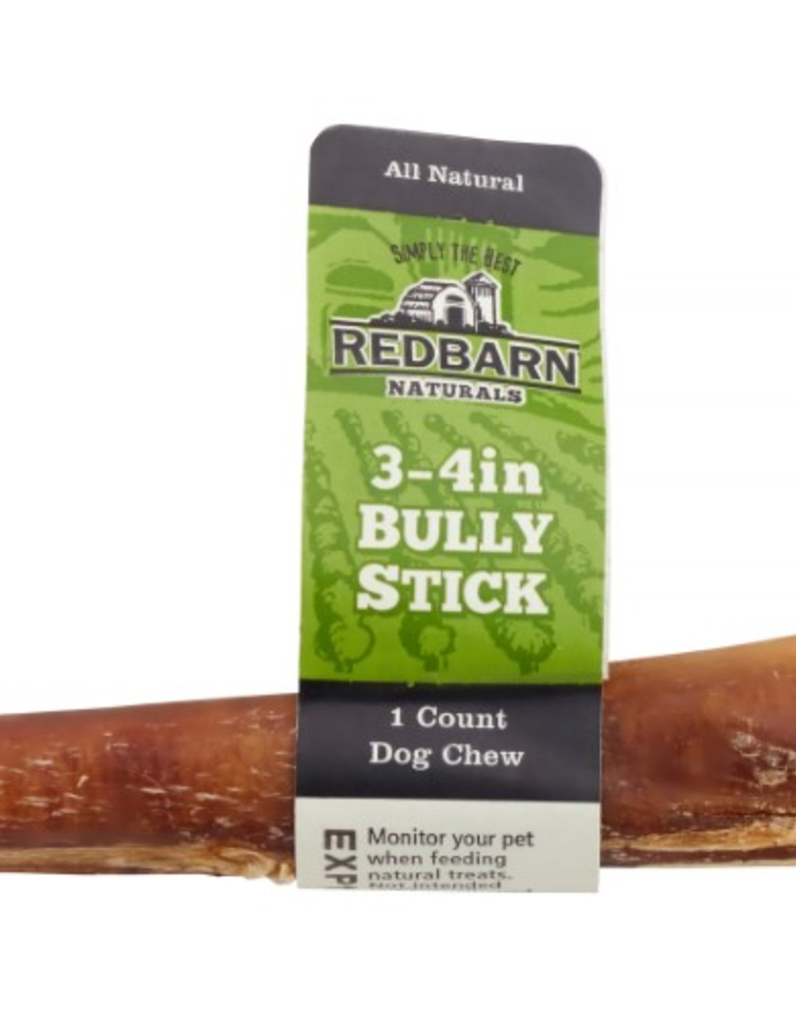 Redbarn Redbarn Bully Stick Dog Treat - 3-4" (65)