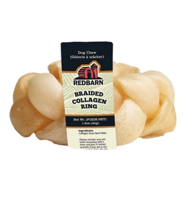 Redbarn Redbarn Collagen Braided Ring Dog Treat (15)