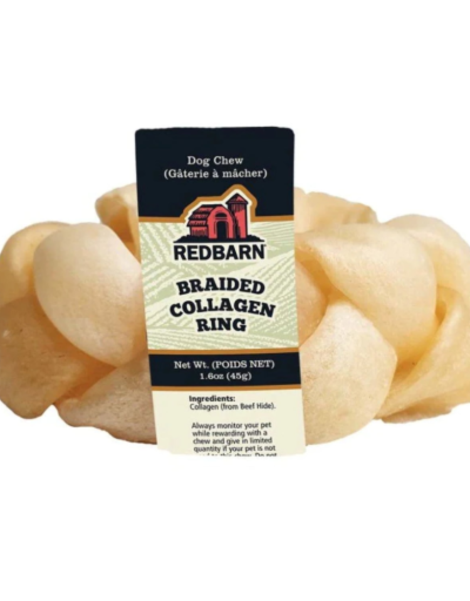Redbarn Redbarn Collagen Braided Ring Dog Treat (15)