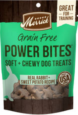 Merrick Merrick Power Bites REAL RABBIT 6 OZ  PD