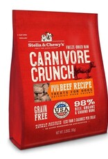 Stella & Chewy's Stella & Chewy's Carnivore Crunch Grain Free Beef Recipe Freeze Dried Raw Dog Treats 3.25 Oz