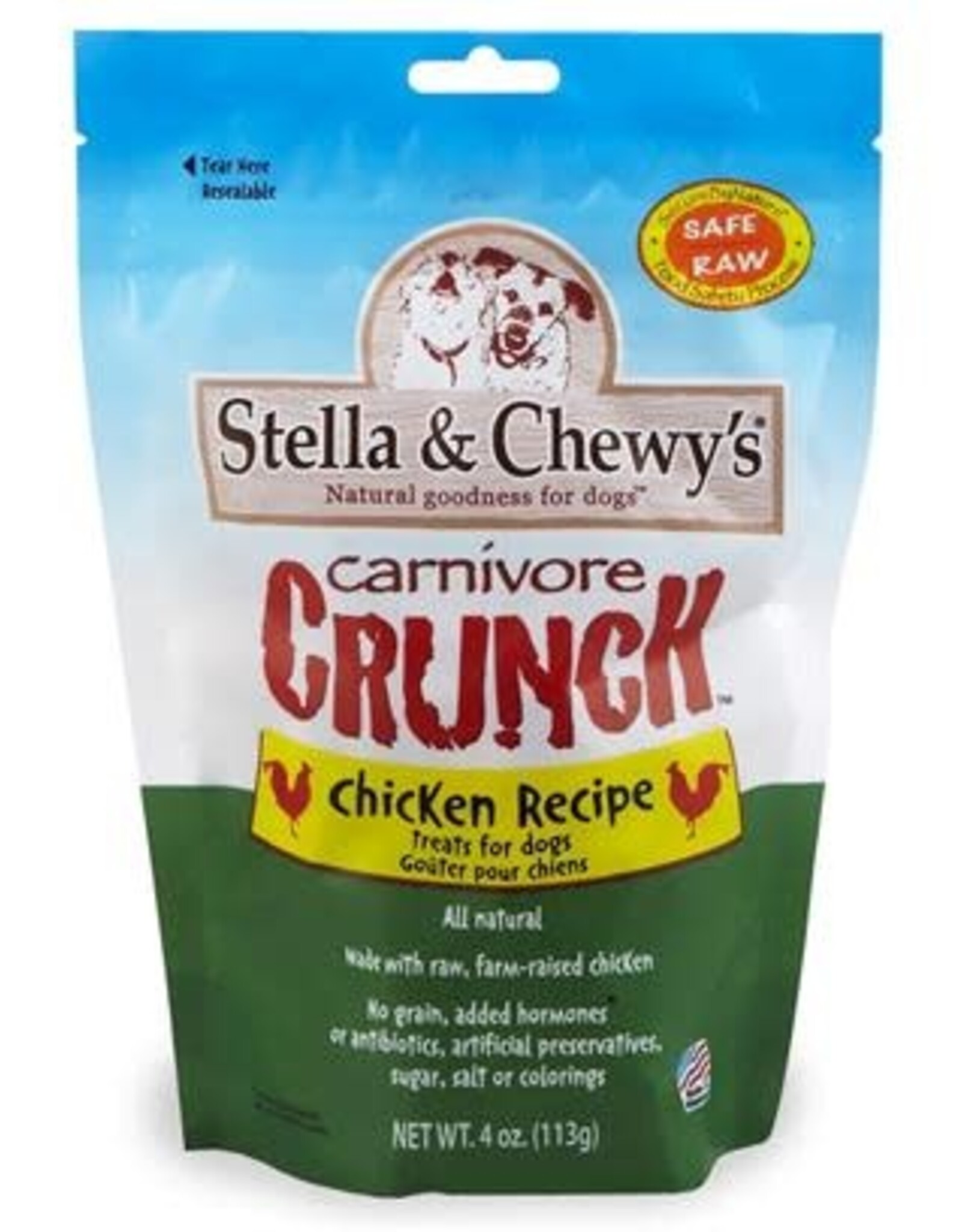 Stella & Chewy's Stella & Chewy's Carnivore Crunch Grain Free Chicken Recipe Freeze Dried Raw Dog Treats 3.25 Oz