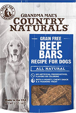 Grandma Mae's Grandma Mae's Country Naturals Grain Free Beef Bars Dog Treats 5 Oz