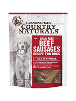 Grandma Mae's Grandma Mae's Country Naturals Grain Free Beef Sausages Dog Treats 5 Oz