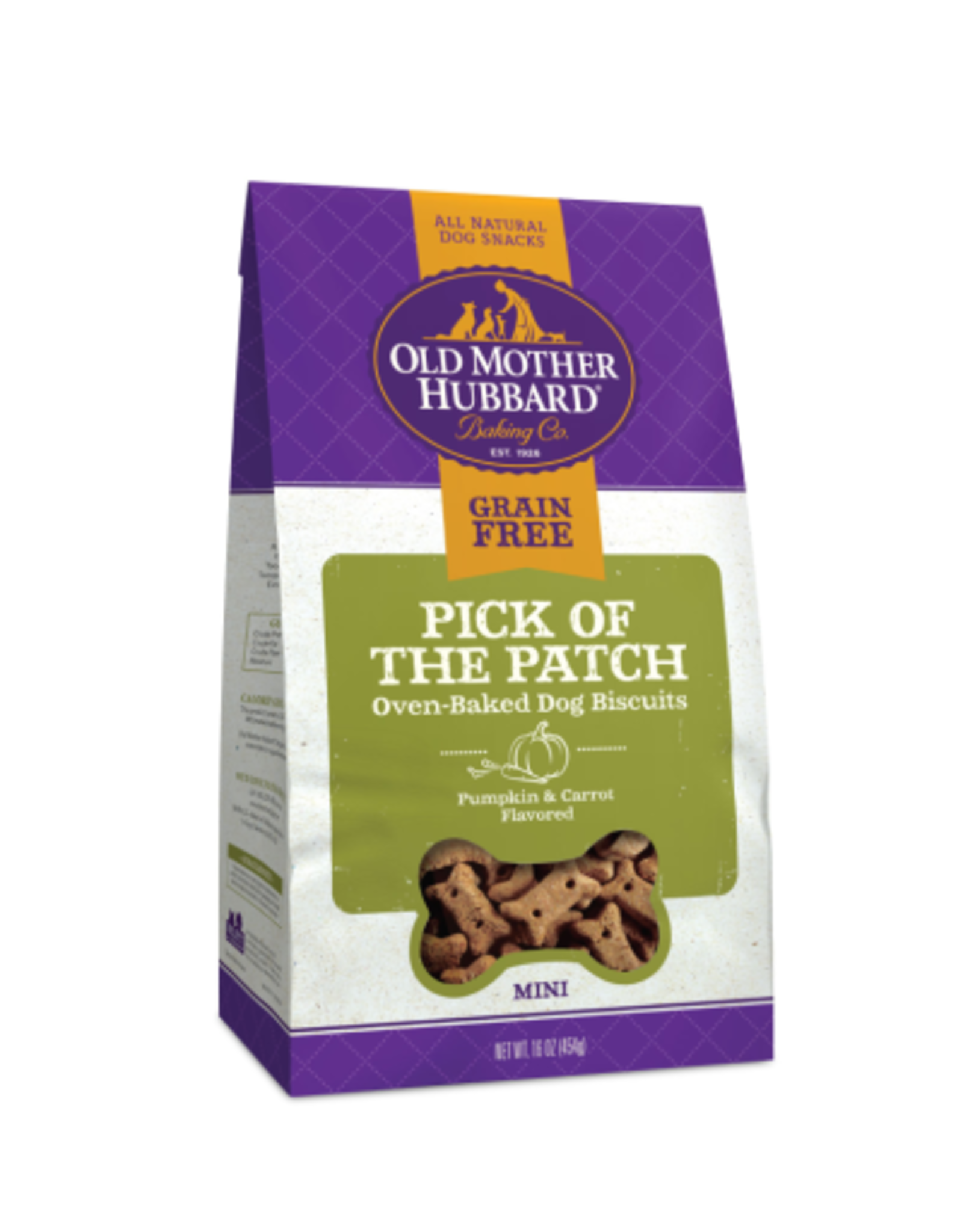 Old Mother Hubbard OLD MOTHER HUBBARD BISC GRAIN FREE PICK OF THE PATCH MINI 16OZ