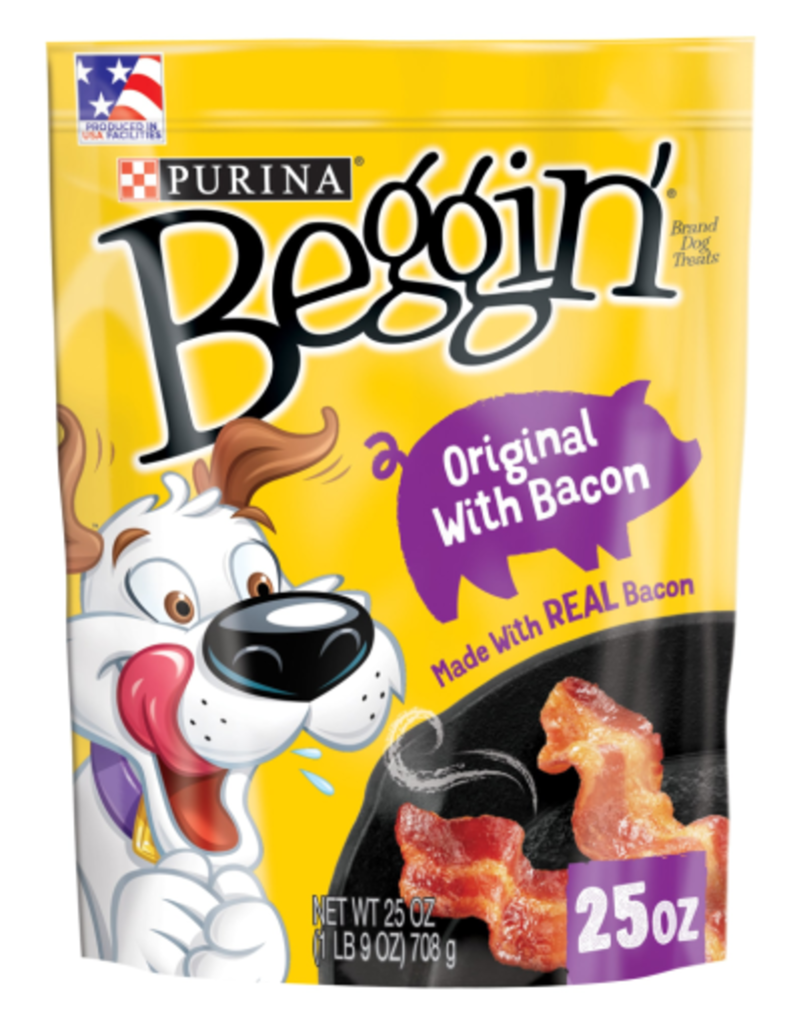 Nestle Purina Purina Beggin' Strips Dog Treats Original with Bacon Flavor 25 oz