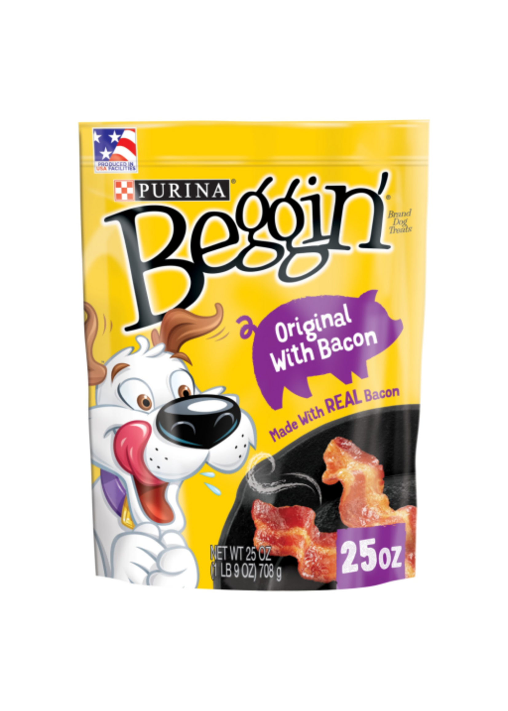 Nestle Purina Purina Beggin' Strips Dog Treats Original with Bacon Flavor 25 oz