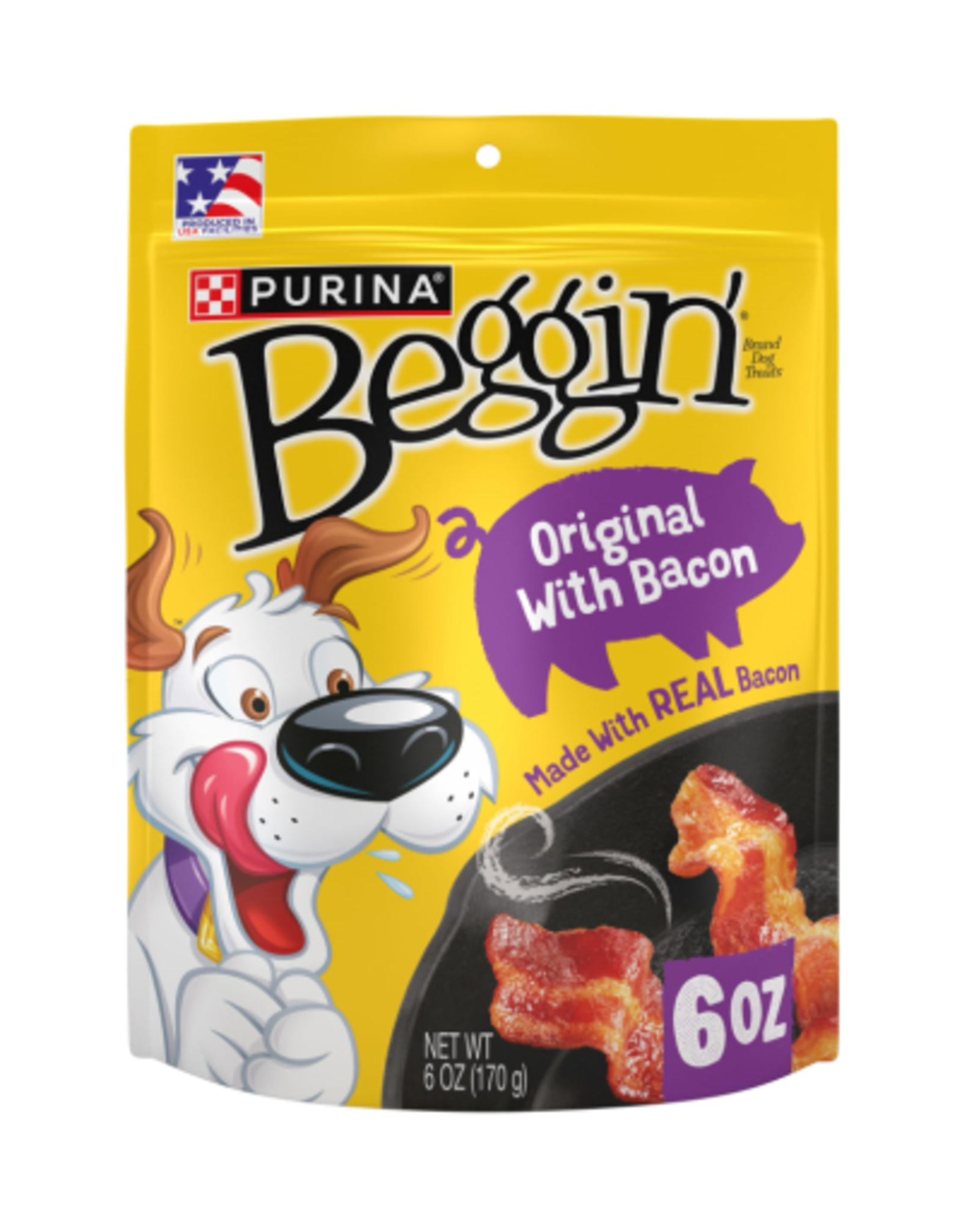 Nestle Purina Purina Beggin' Strips Dog Treats Original with Bacon Flavor 6 oz