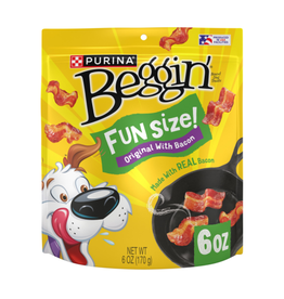 Beggin' Purina Beggin Strips Dog Treats Fun Size with Bacon for Small Dogs 6 oz