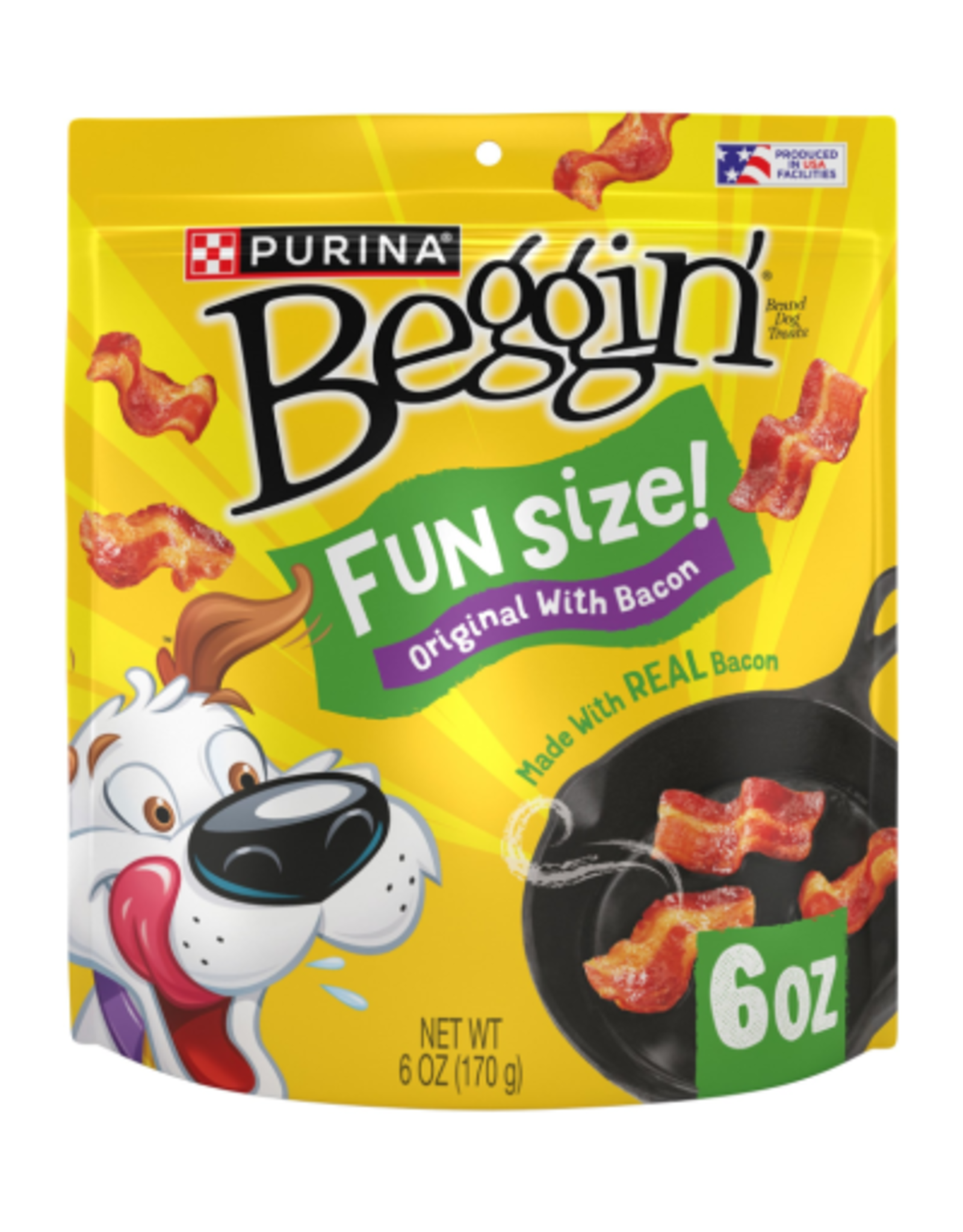 Nestle Purina Purina Beggin' Strips Dog Treats Fun Size with Bacon for Small Dogs 6 oz