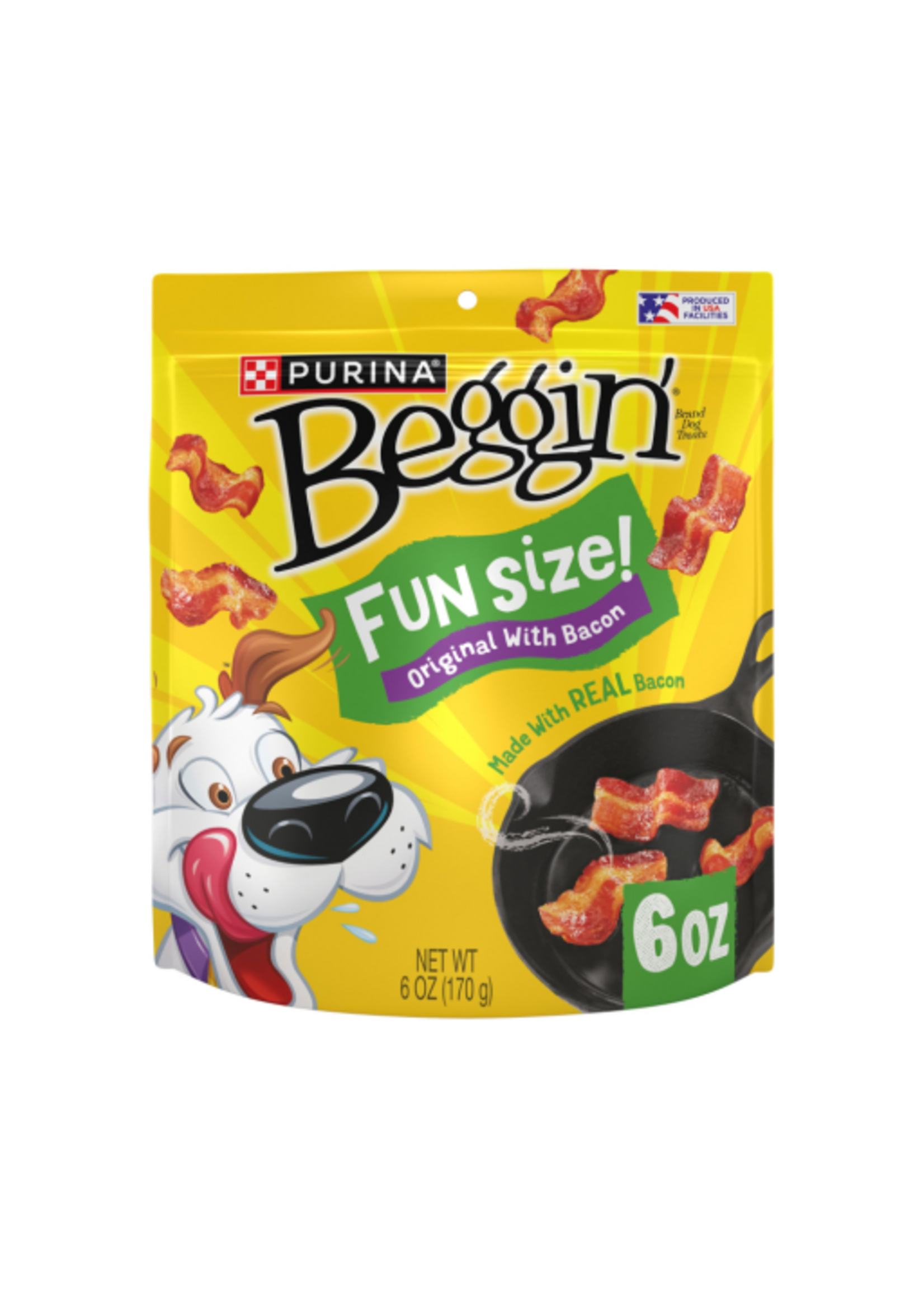 Nestle Purina Purina Beggin' Strips Dog Treats Fun Size with Bacon for Small Dogs 6 oz