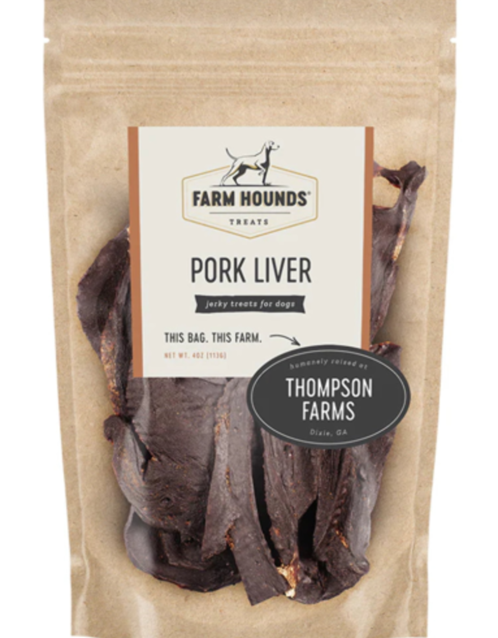 Farm Hounds Farm Hounds Pork Liver 4.0oz