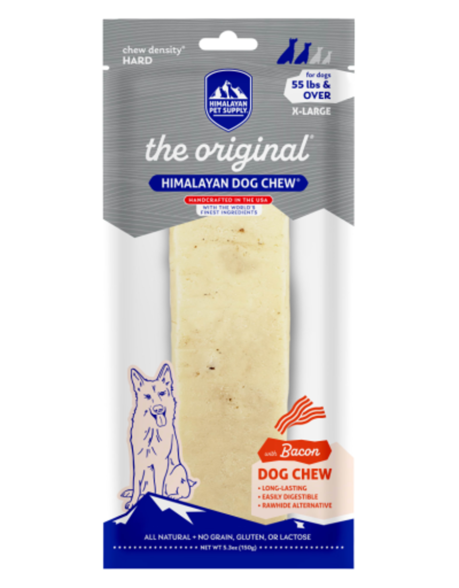 HIMALAYAN PET SUPPLY Himalayan Pet Supply Dog Chew Bacon Flavor - Extra Large 5.3 oz