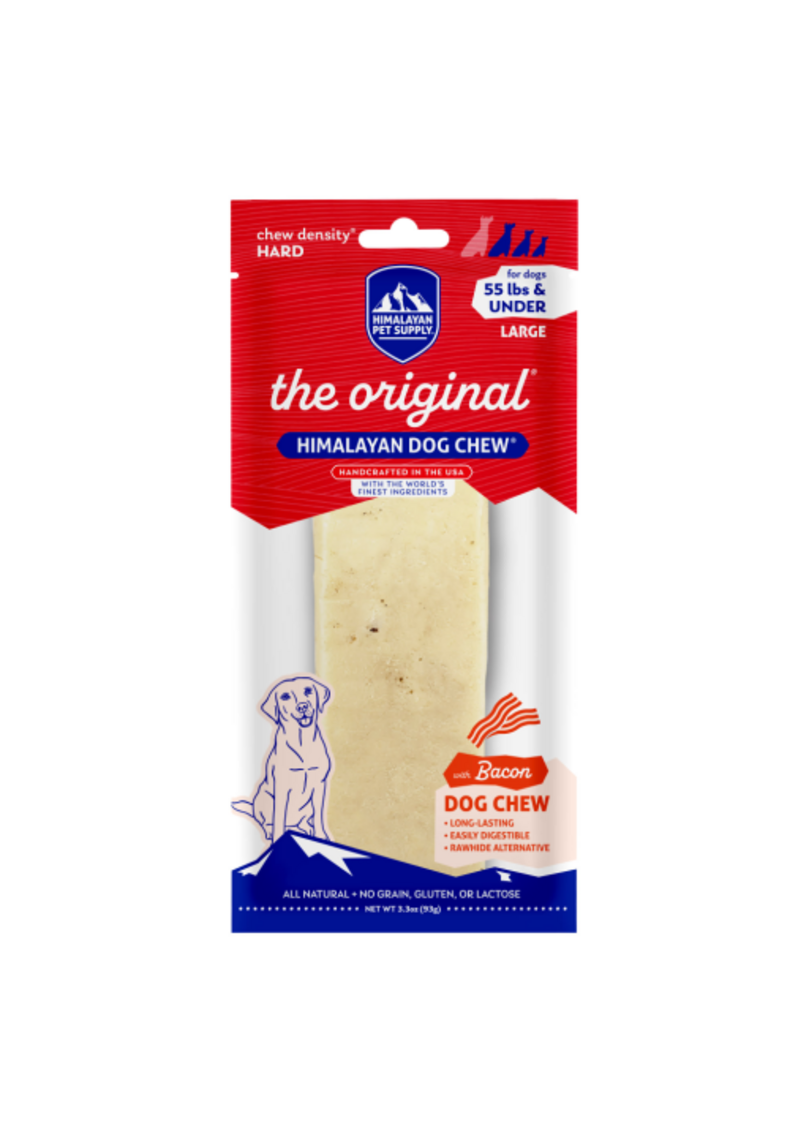 Himalayan Pet Supply Himalayan Pet Supply Dog Chew Bacon Flavor - Large 3.3 oz