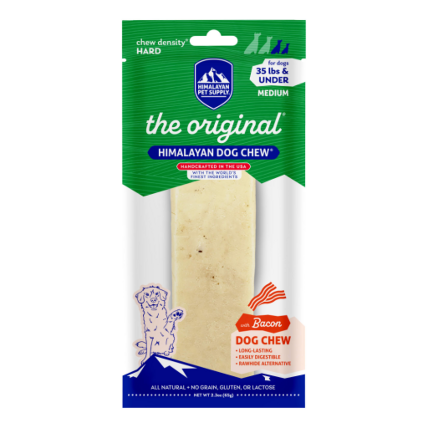 Himalayan Pet Supply Himalayan Pet Supply Dog Chew Bacon Flavor - Medium 2.3 oz