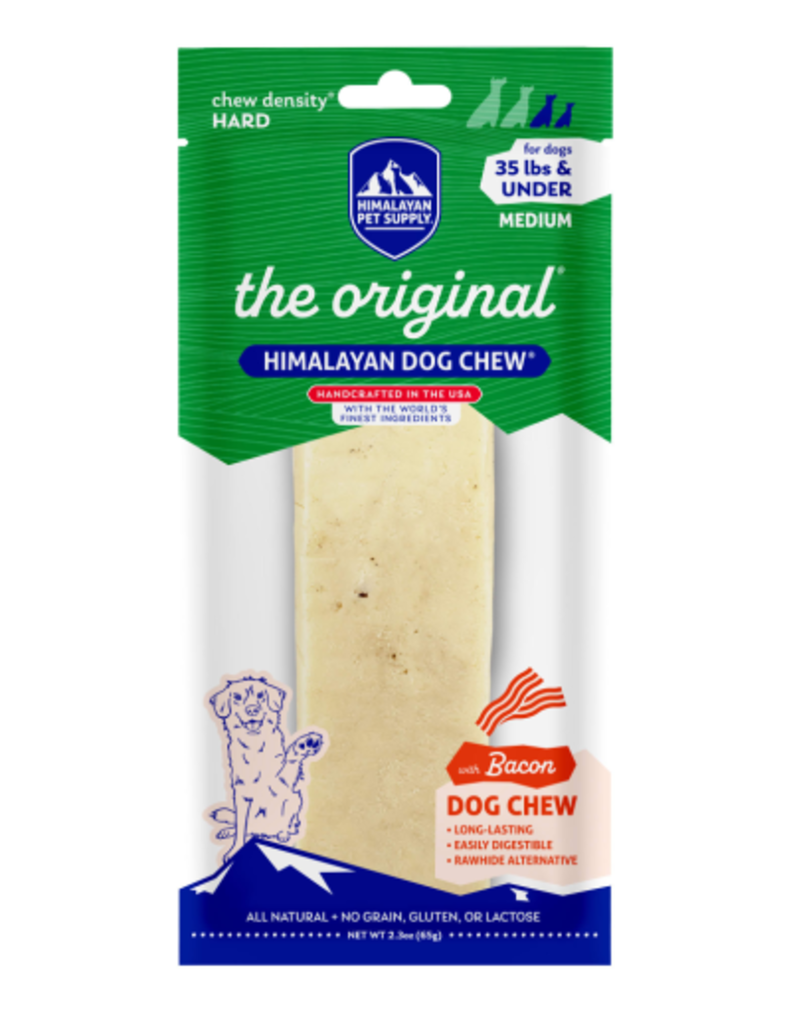 HIMALAYAN PET SUPPLY Himalayan Pet Supply Dog Chew Bacon Flavor - Medium 2.3 oz