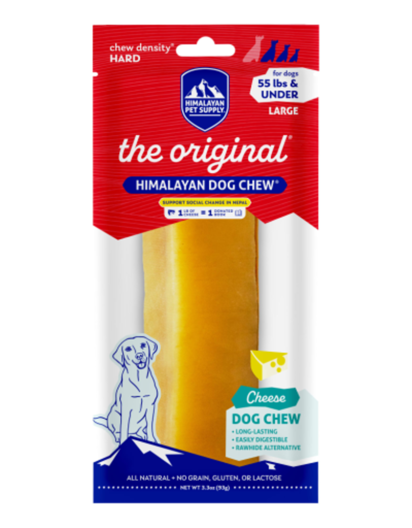 HIMALAYAN PET SUPPLY Himalayan Pet Supply Dog Chew Cheese - Large 3.3 oz
