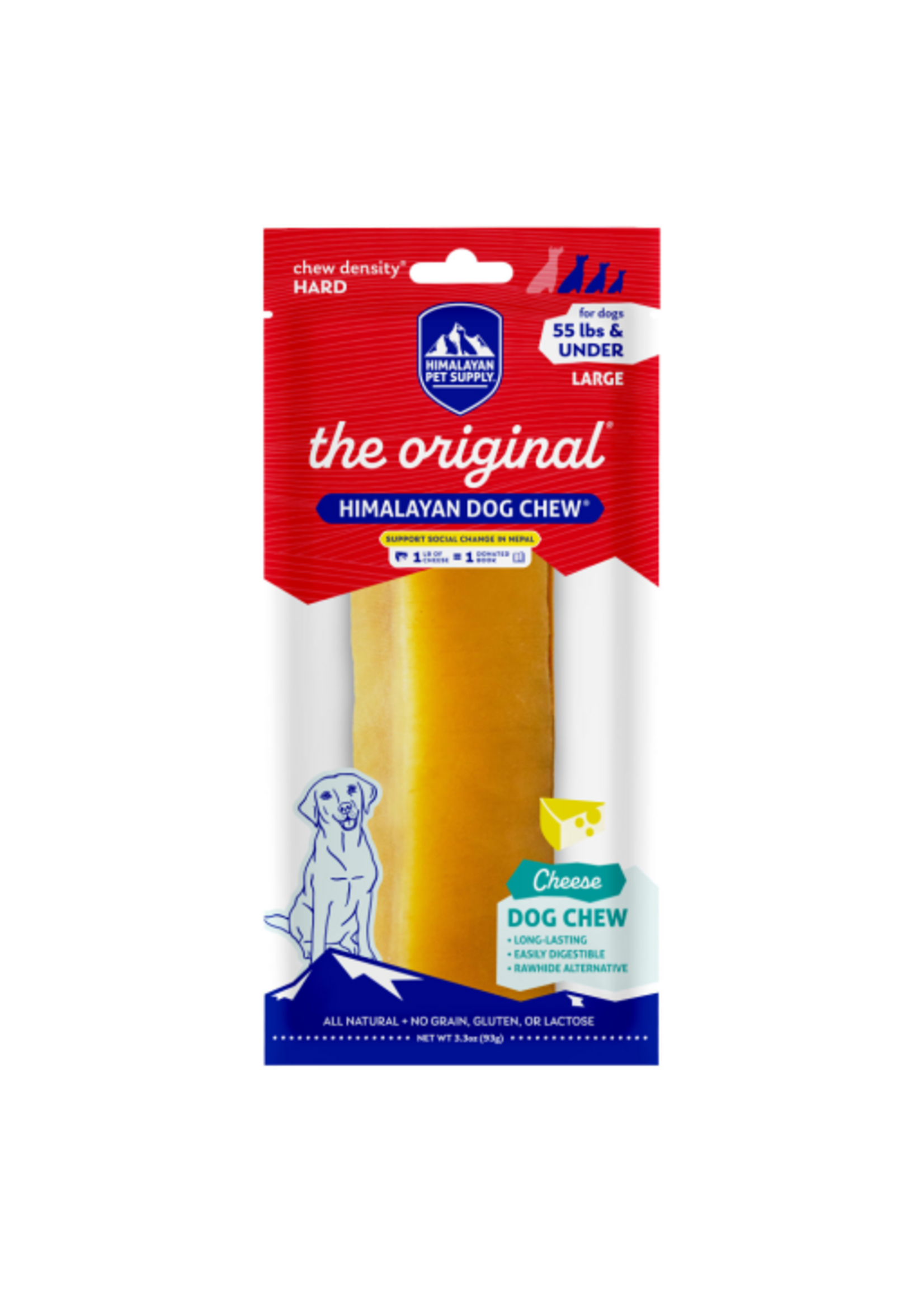 Himalayan Pet Supply Himalayan Pet Supply Dog Chew Cheese - Large 3.3 oz