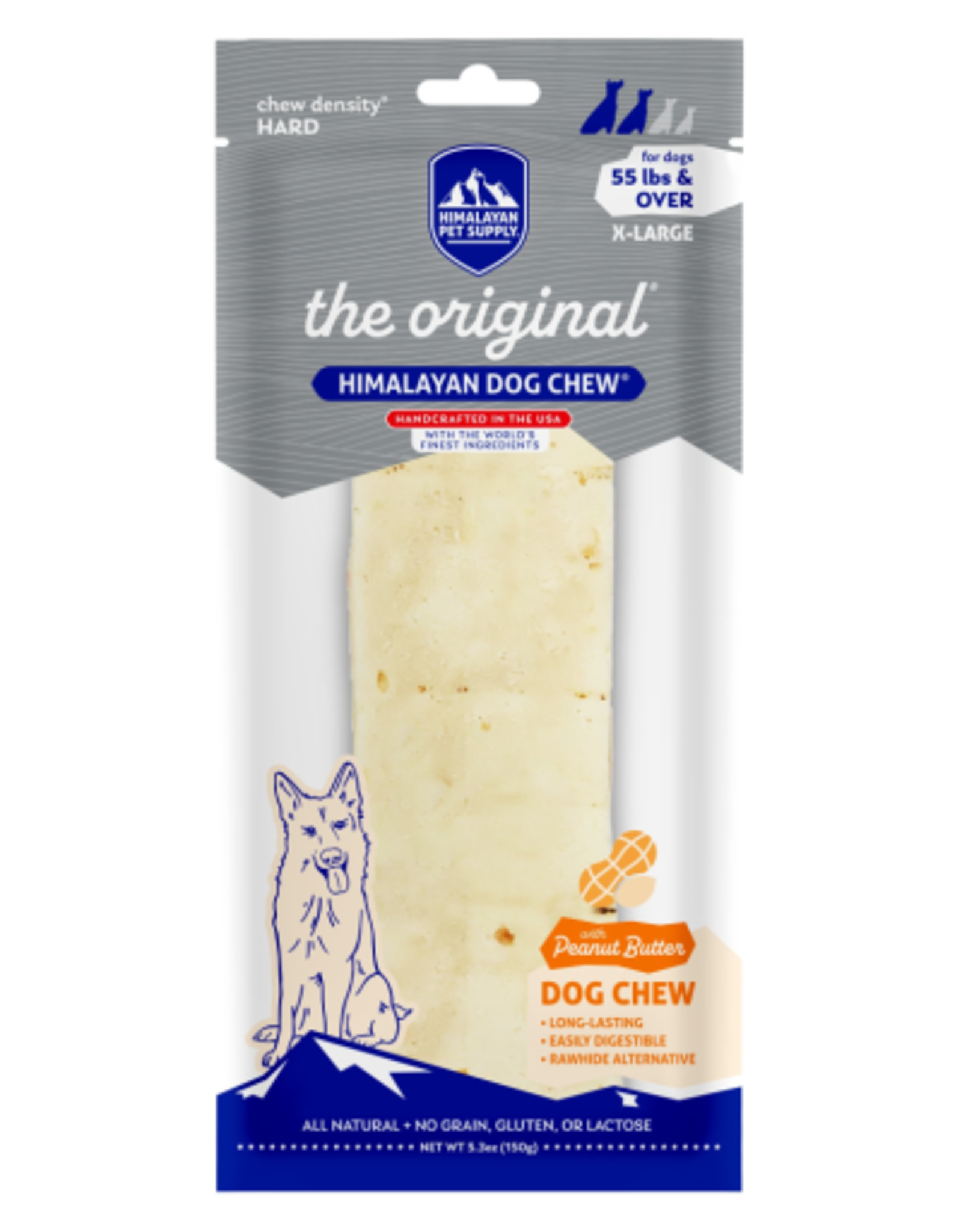 HIMALAYAN PET SUPPLY Himalayan Pet Supply Dog Chew Peanut Butter - Extra Large 5.3 oz