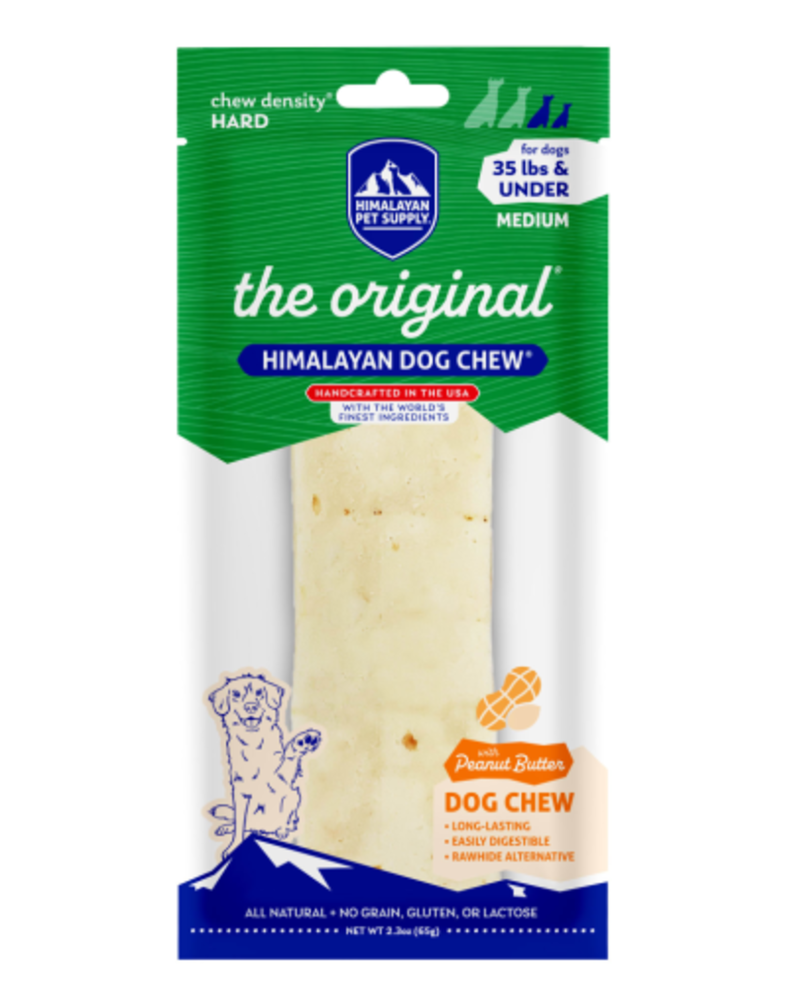 HIMALAYAN PET SUPPLY Himalayan Pet Supply Dog Chew Peanut Butter - Medium 2.3 oz