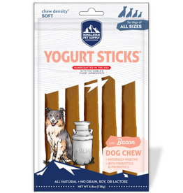 HIMALAYAN PET SUPPLY Himalayan Pet Supply Dog Chew Yogurt Sticks - Bacon 4.8 oz