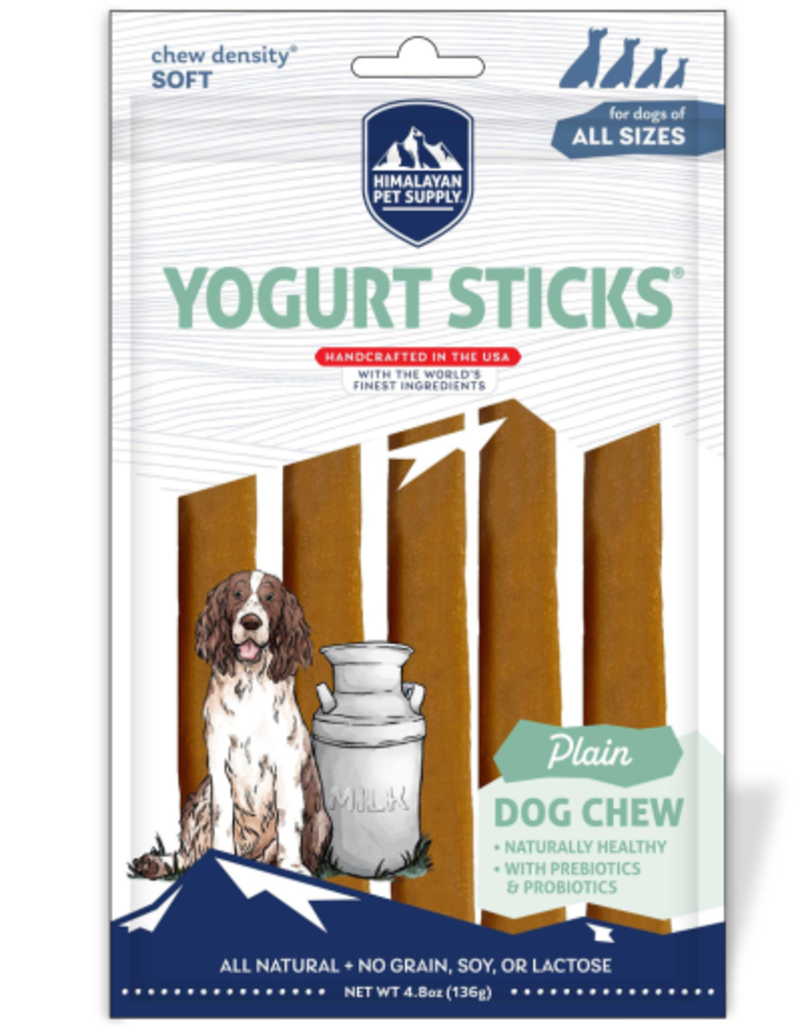 HIMALAYAN PET SUPPLY Himalayan Pet Supply Dog Chew Yogurt Sticks - Plain 4.8 oz