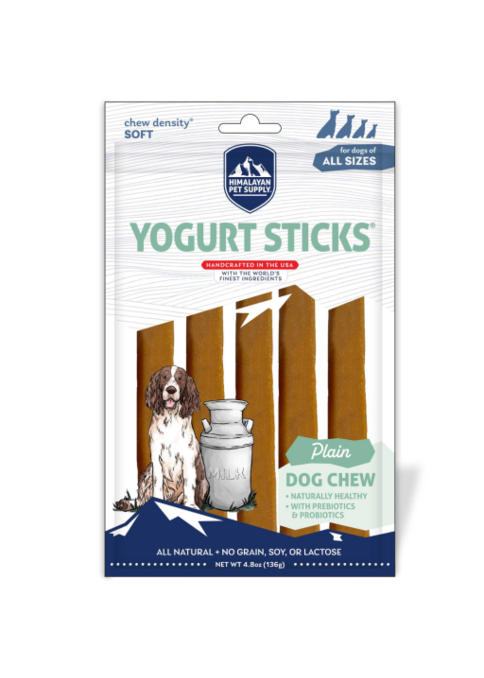 Himalayan Pet Supply Himalayan Pet Supply Dog Chew Yogurt Sticks - Plain 4.8 oz