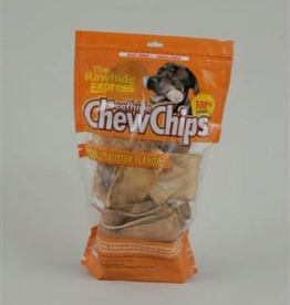 The Rawhide Express LENNOX BEEFHIDE PEANUT BUTTER CHEW CHIPS 1LB