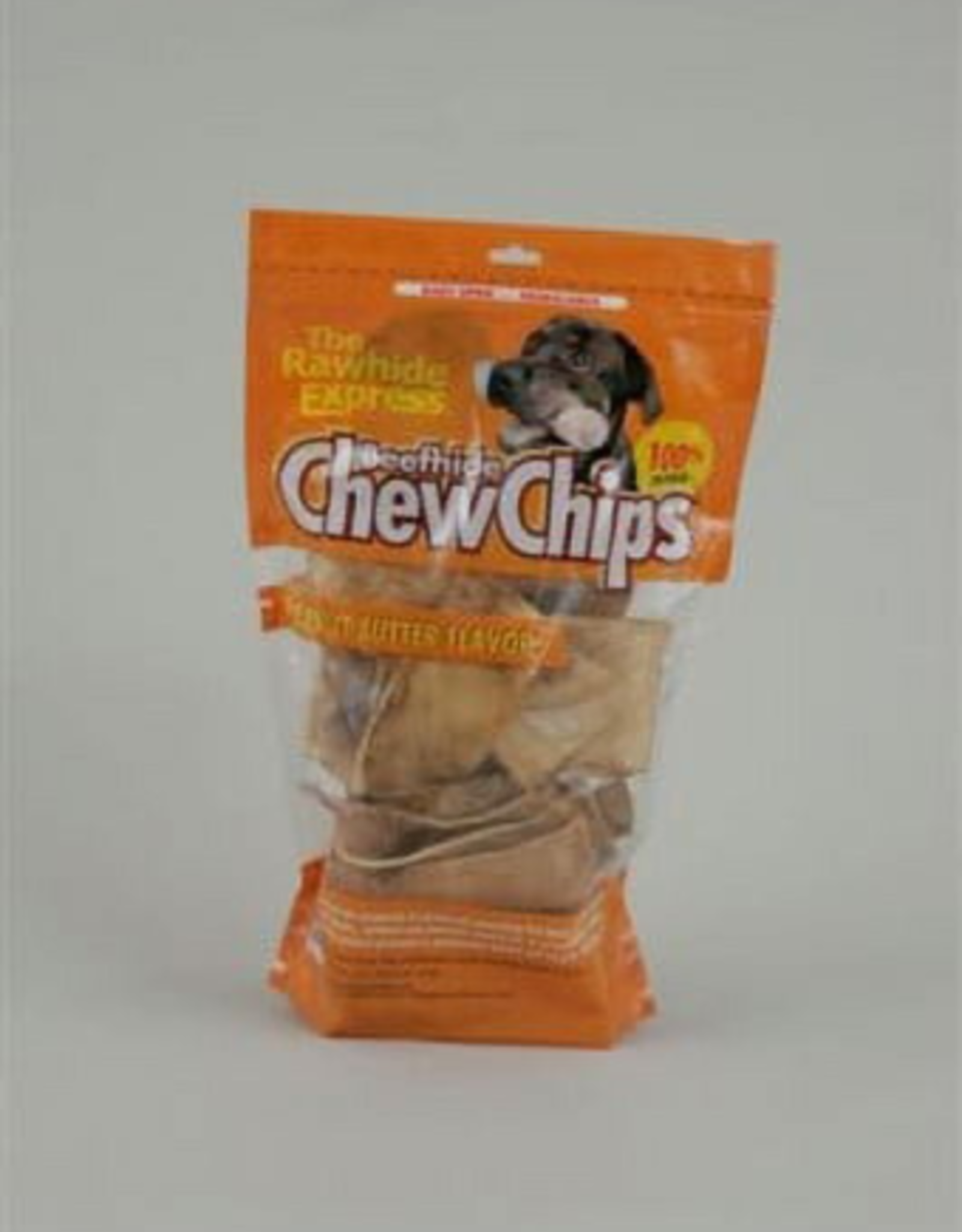 The Rawhide Express LENNOX BEEFHIDE PEANUT BUTTER CHEW CHIPS 1LB (discontinued)