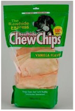 The Rawhide Express LENNOX BEEFHIDE VANILLA CHEW CHIPS 1LB BAG (discontinued)