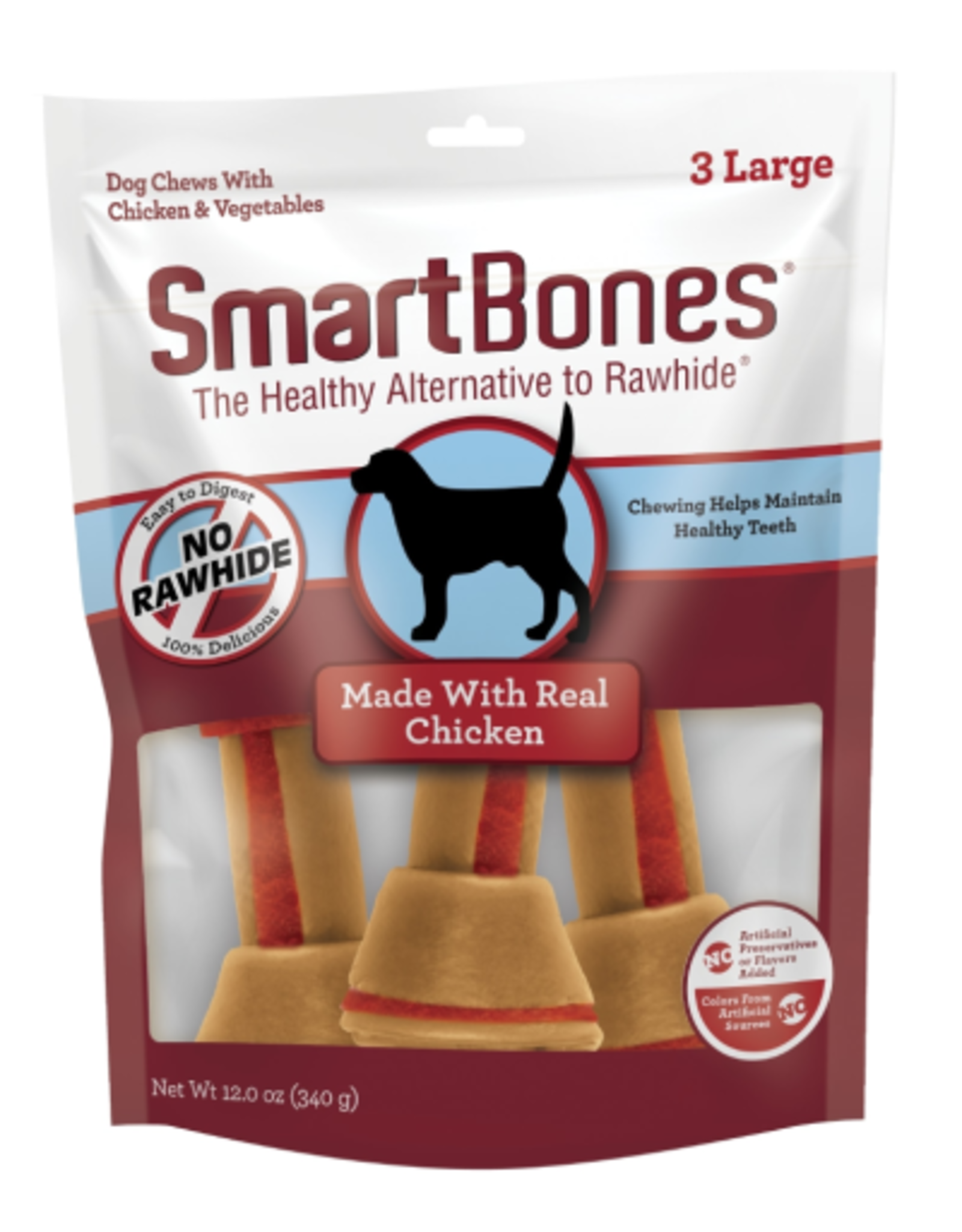 SmartBones SMARTBONES CHICKEN & VEGETABLE LARGE 3 PACK
