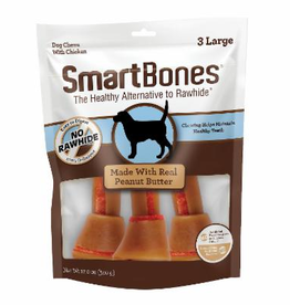 SmartBones SMARTBONES PEANUT BUTTER LARGE 3 PACK