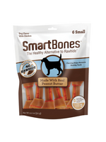 SmartBones SMARTBONES PEANUT BUTTER SMALL 6PK