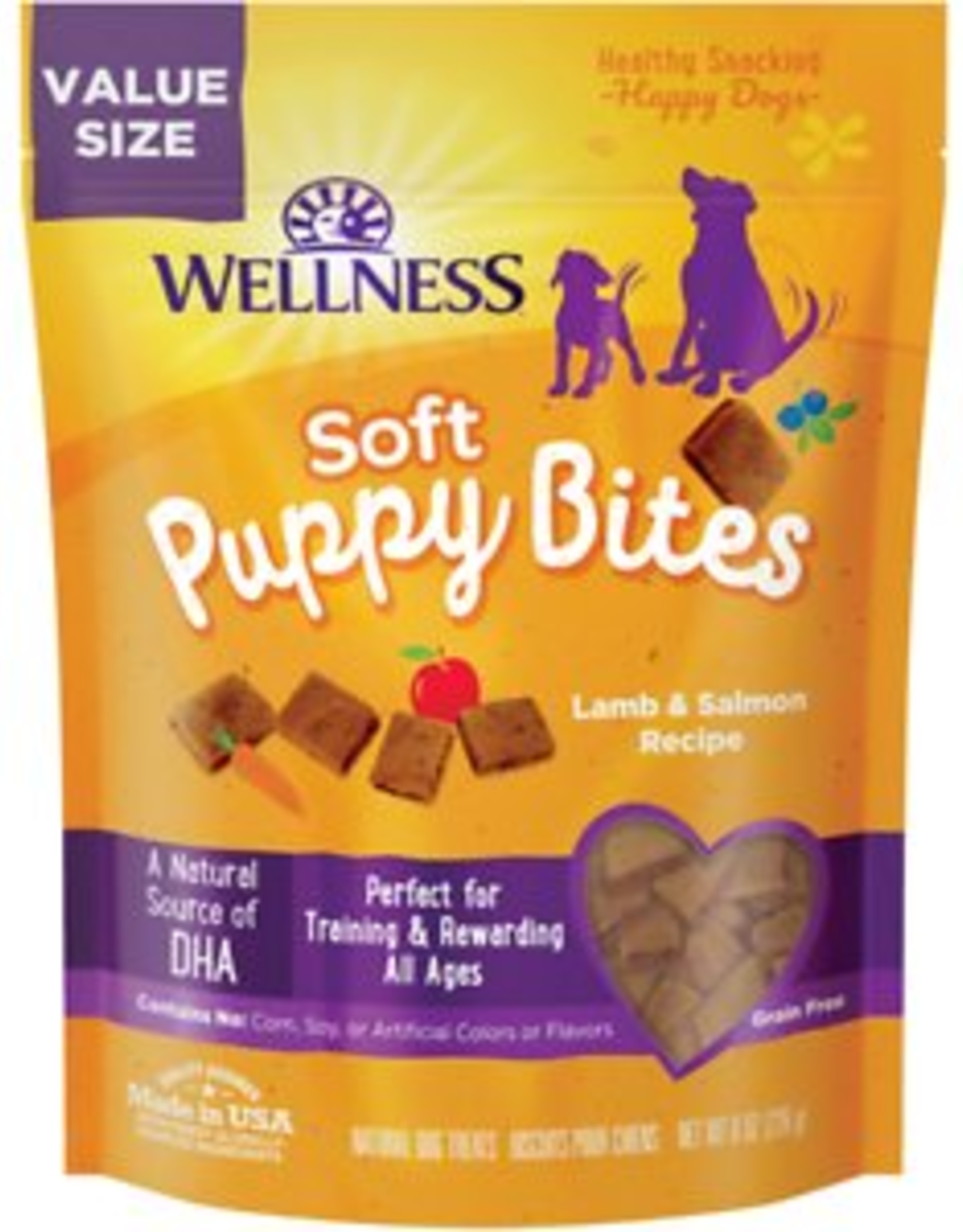 WELLPET LLC Wellness Puppy Bites Lamb & Salmon 8 oz (8)