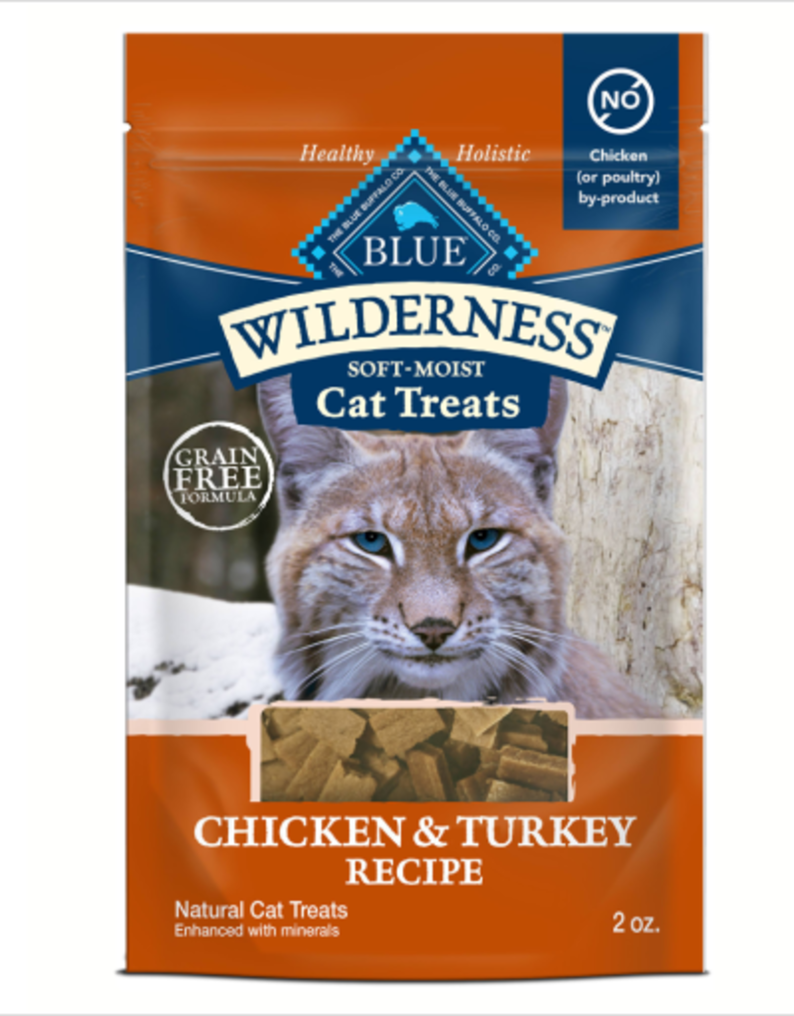 Blue Buffalo BLUE WILDERNESS CAT TREAT CHICKEN & TURKEY 2OZ