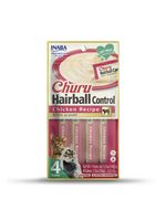Inaba INABA Churu Hairball Purees Control Chicken Recipe Cat Treats 2 oz