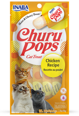 Inaba INABA Churu Pops Cat Treats Chicken .54 oz - 4 Pack
