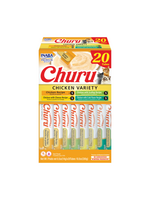 Inaba INABA Churu Creamy Cat Treat Chicken Variety Box 0.5 oz. - 20 Tubes